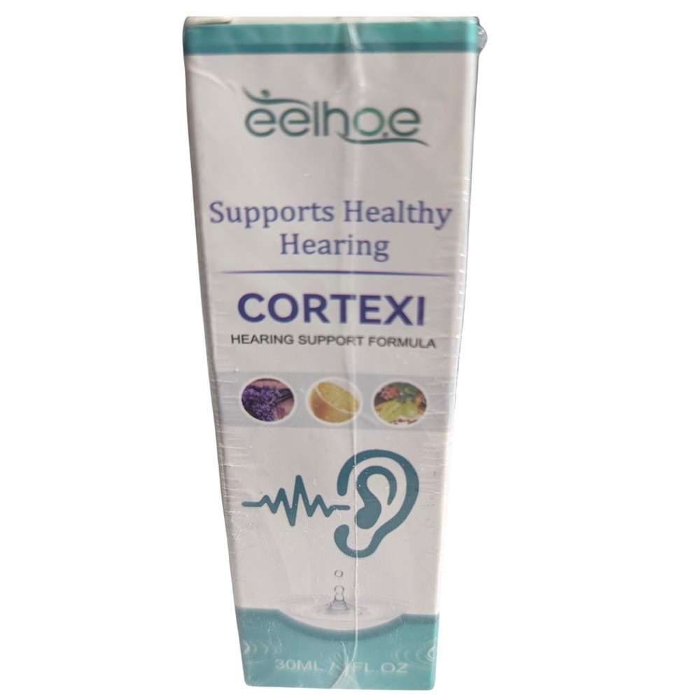 Eelhoe Cortexi Hearing Support Formula Ear Drops 30ml 1 fl oz New Sealed